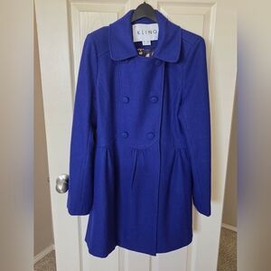 Kling Women's Wood Blend Double Breasted Coat SZ XL